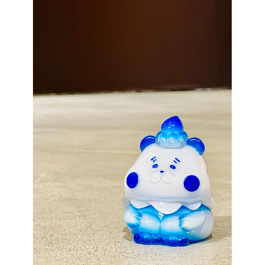 Mini Kakigoori Kuma-Blue and white porcelain